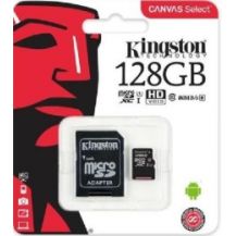KINGSTON MicroSDHC 128Gb + adaptér